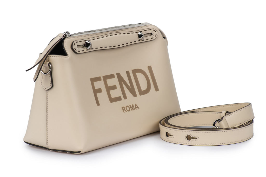 Fendi New BY The Way Cream Boston Bag