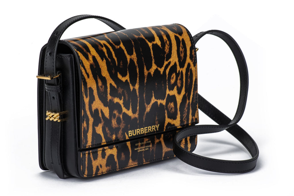 Burberry New Cheetah Print Grace Bag