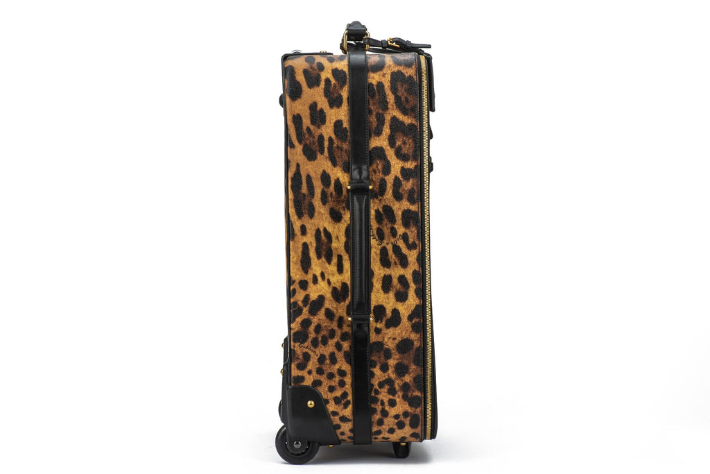 Dolce Cheetah Print Carry On Luggage