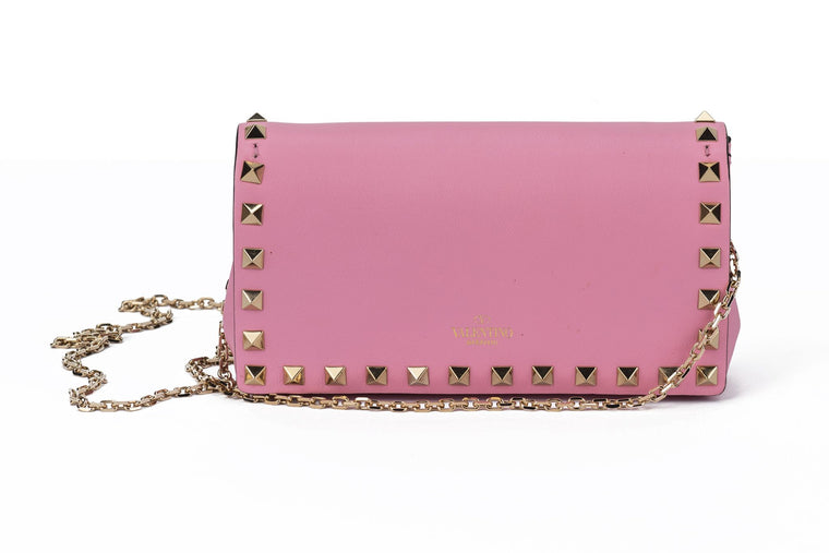 Valentino Rockstud Pink Crossbody Bag