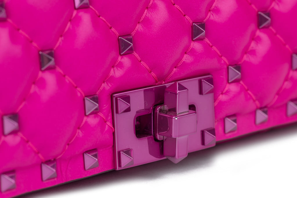 Valentino New Pink Rockstud Shoulder Bag