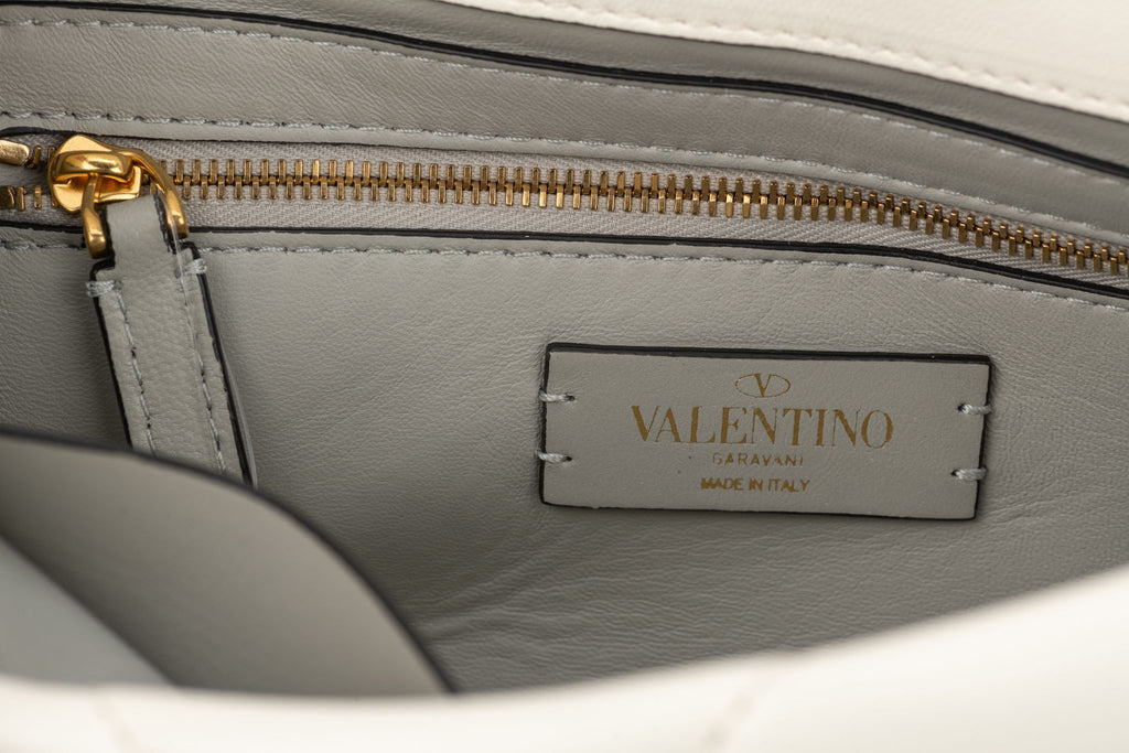 Valentino White  Roman Stud Bag New