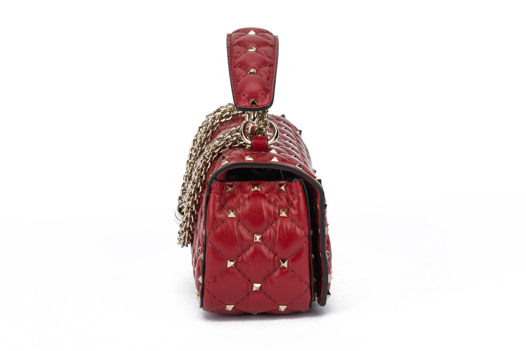 Valentino New Red Rockstud Shoulder Bag