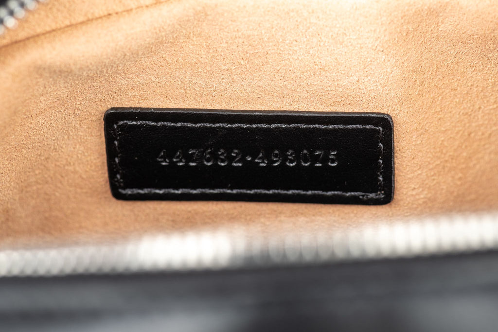 New Gucci Black Marmont Cross Body Bag