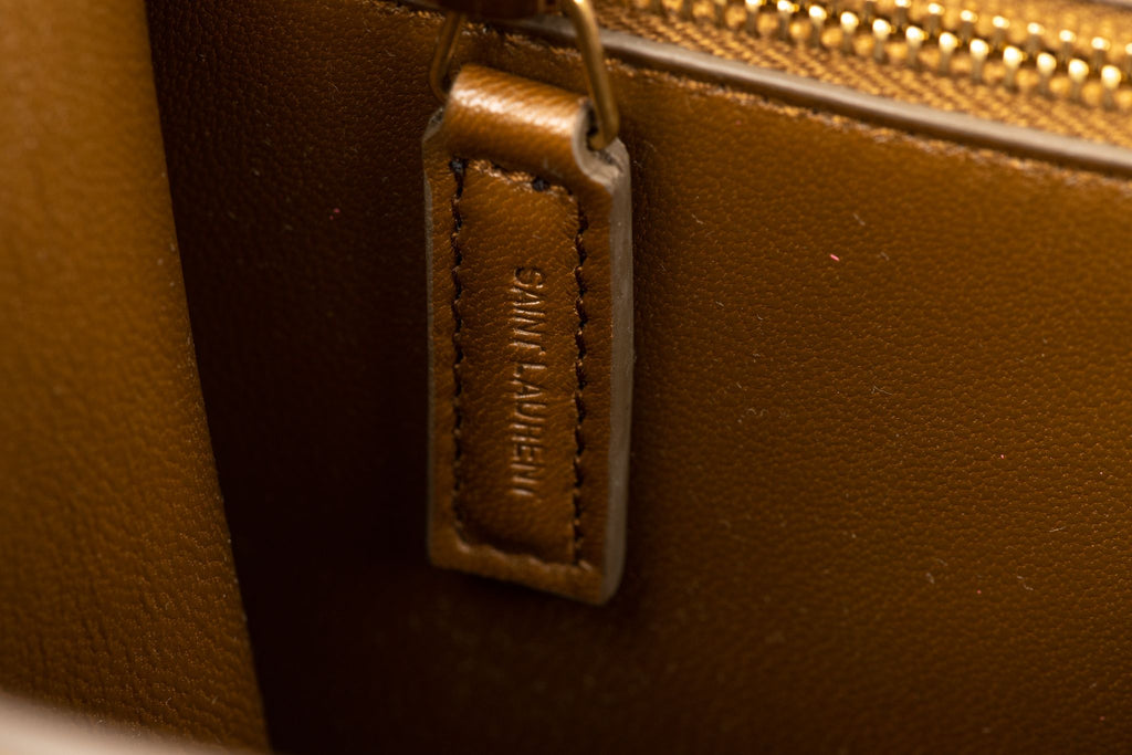 YSL New Denim Carre Satchel Bag