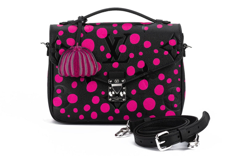 Vuitton BNIB Kusama Métis Black Fuchsia
