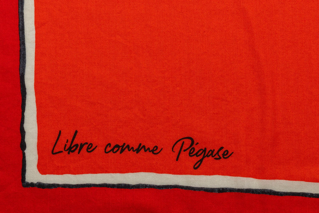 Hermès New "Libre Comme Pegase" Shawl