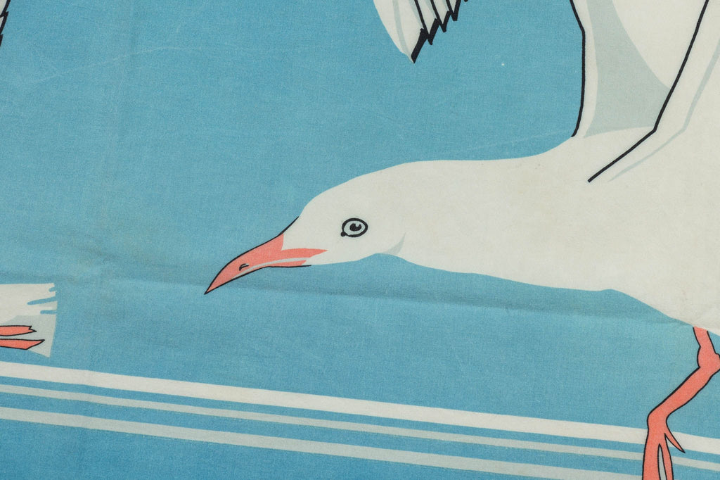 Hermès Vintage Cotton Seagulls Sarongs