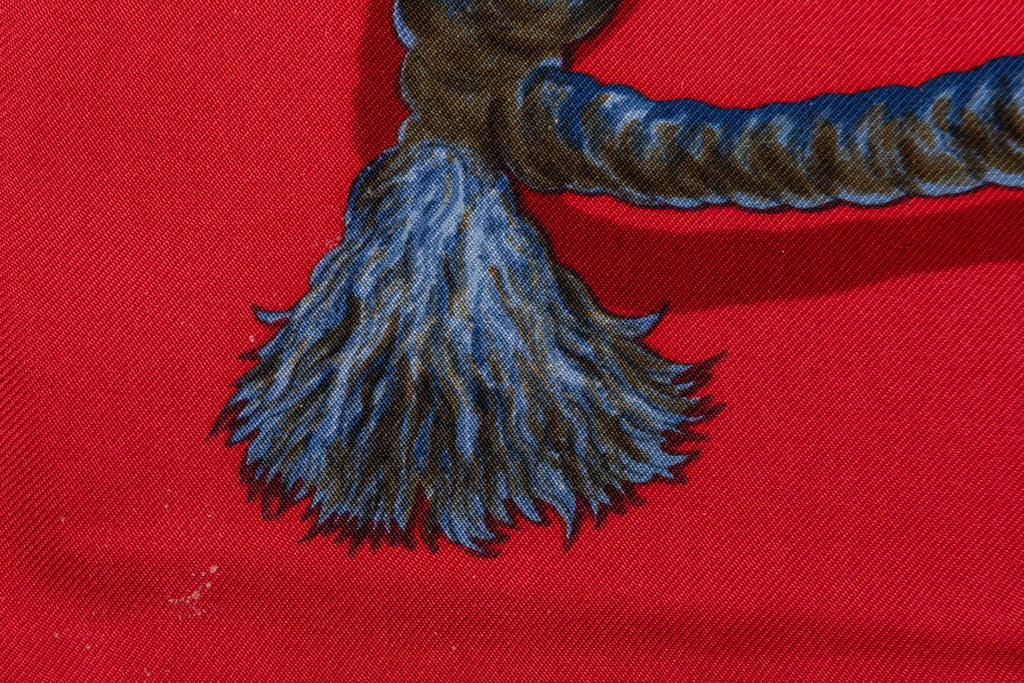 Hermès Red Pony Express Scarf by Oliver
