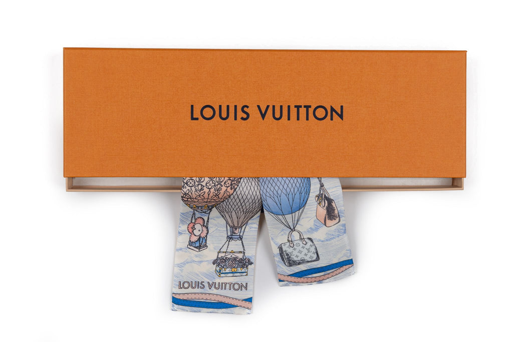Vuitton New Air Ballon Silk Blue Bandeau