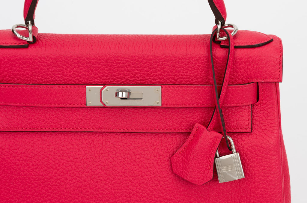 Hermes New Kelly 28 Rose Mexico Clemence