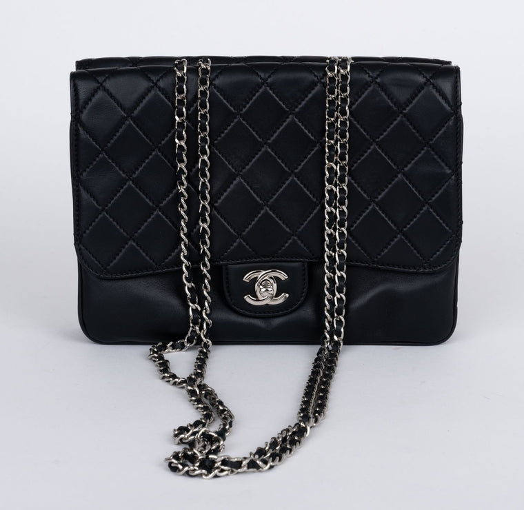 Chanel Black Double Sided Shoulder Bag