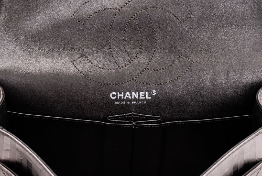 Chanel Platinum Tuxedo Reissue Flap