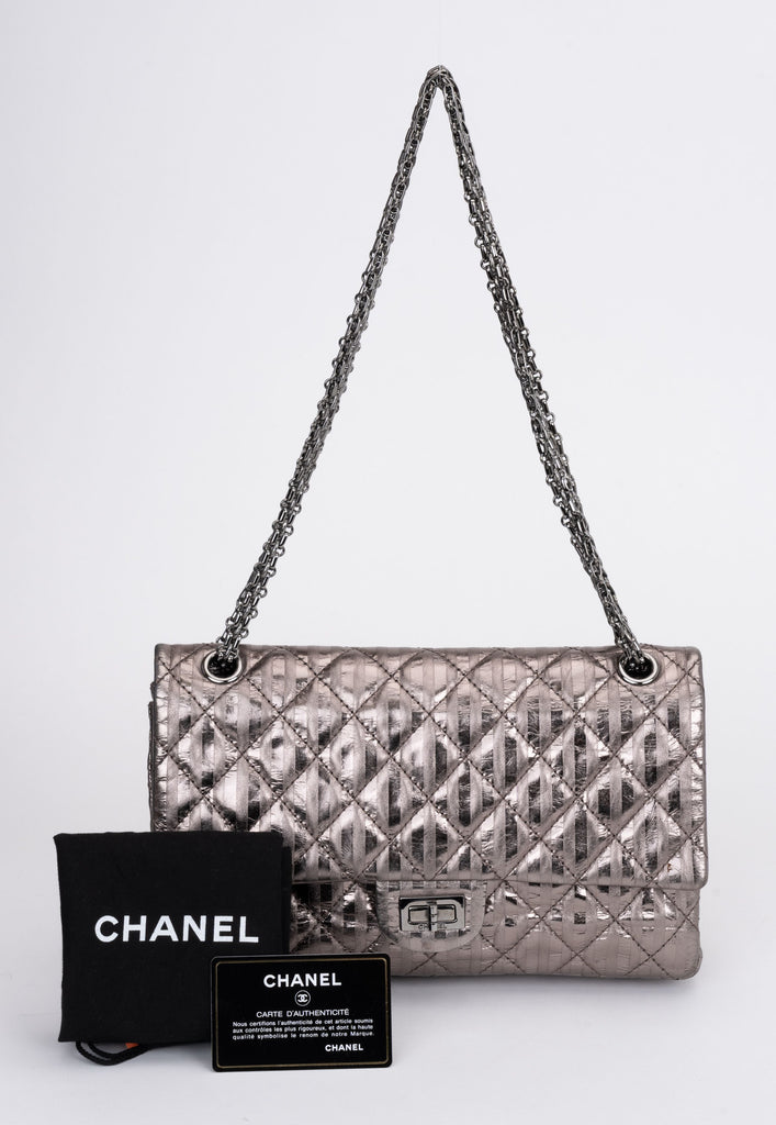 Chanel Platinum Tuxedo Reissue Flap