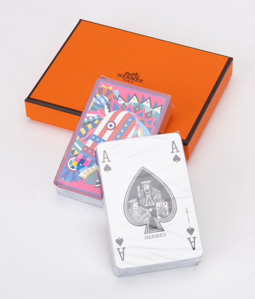 Hermès New Set 2 Poker Decks In Box