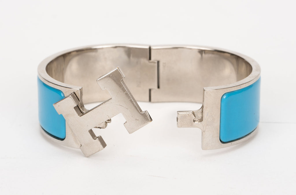 Hermès Clic Clac Turquoise H Bracelet MD