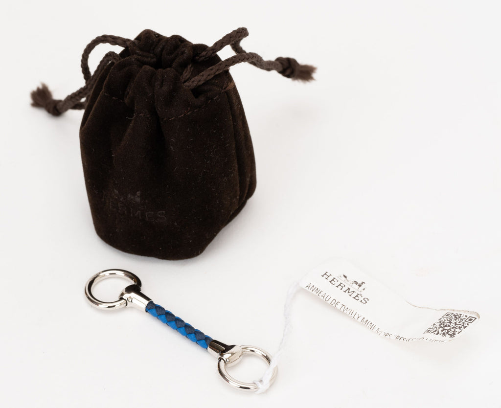 Hermes Mini Mors Tresse Cuir Twilly Ring