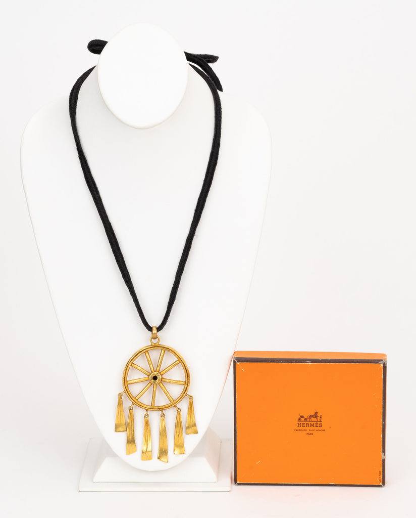 Hermès Vintage Dreamcatcher Necklace