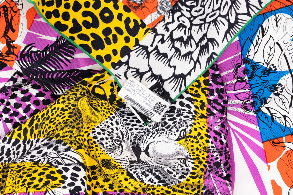 Hermès New "Jungle Love" 70cm Scarf