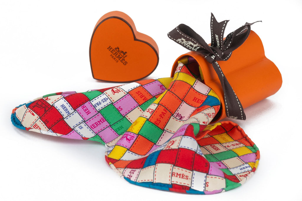 Hermes Volduc Multicolor Heart Twilly