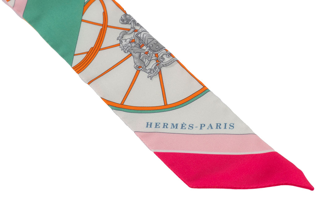 Hermès New Multicolor Silk Twilly