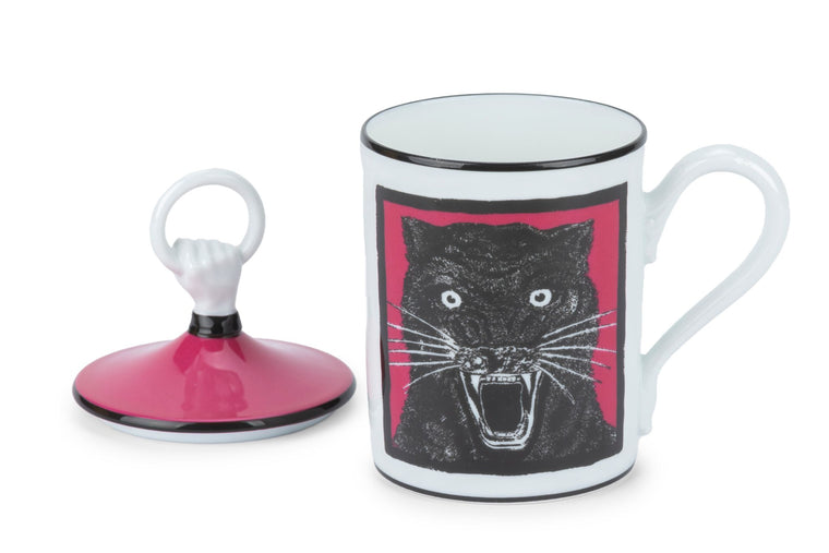 Gucci New Fornasetti Tisane Cup Panther