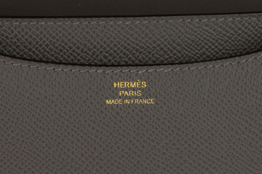 Hermes New Mini Constance 18 Gris Meyer