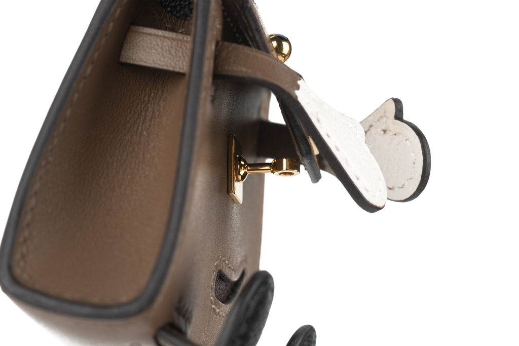 Hermès Etoupe Kelly Idole Bag Charm