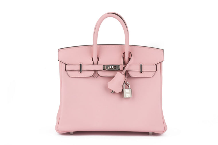 Hermès New Birkin 25 Rose Sakura Swift