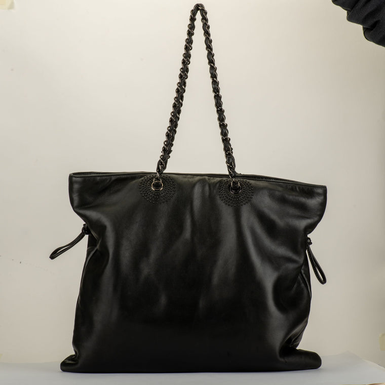 Chanel Black Rhinestone Bon Bon Tote