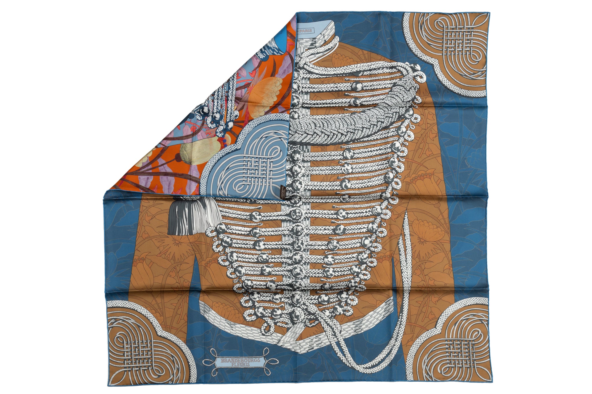 【きなこ】HERMES　Brandebourgs　額装品 Hermes Scarf 