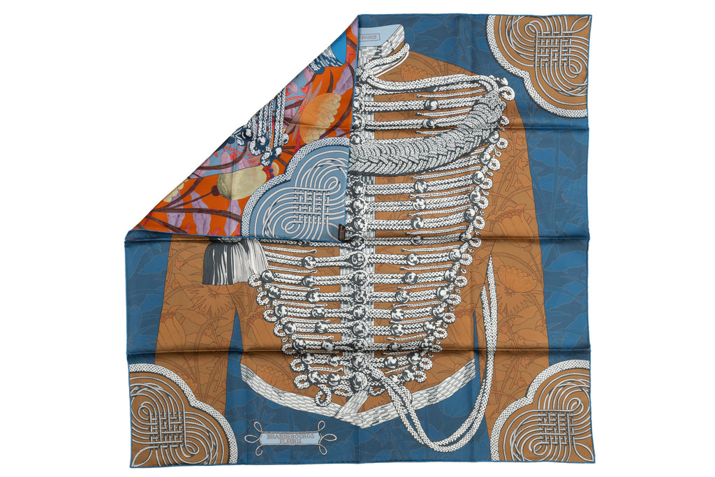 Hermès Brandebourg Double Face Scarf