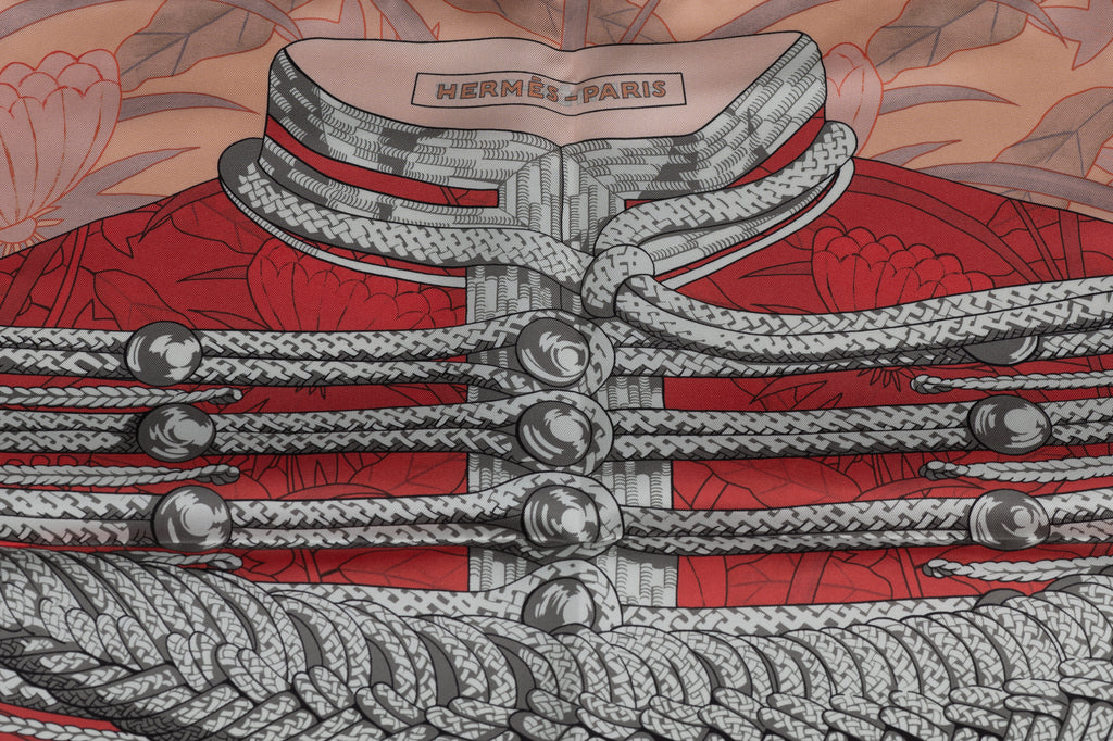 Hermes "Brandebourg" Double Face Scarf