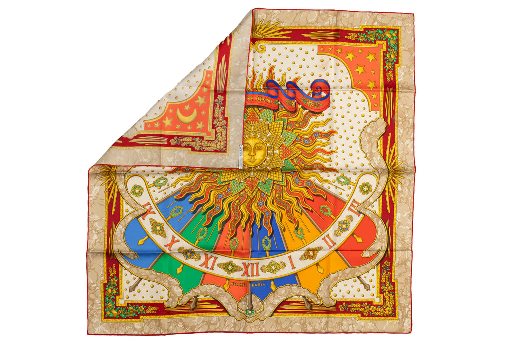 Hermes "Carpe Diem" Silk Scarf