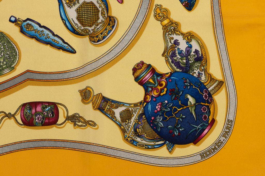 Hermès Qu' Importe Le Flaçon Silk Scarf
