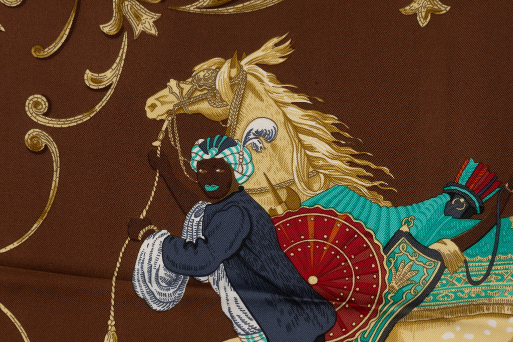 Hermes "Cheval Turc"  Silk Scarf
