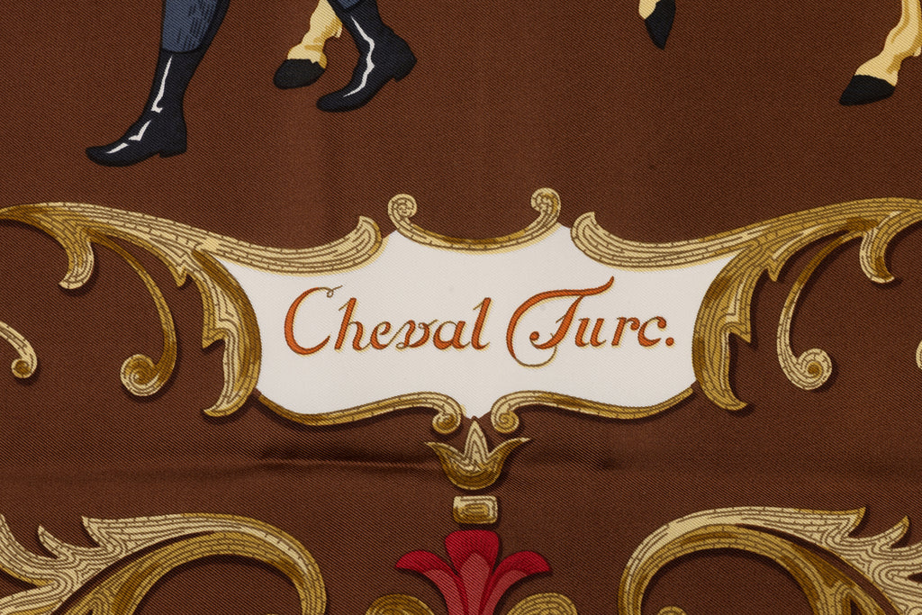 Hermes "Cheval Turc"  Silk Scarf