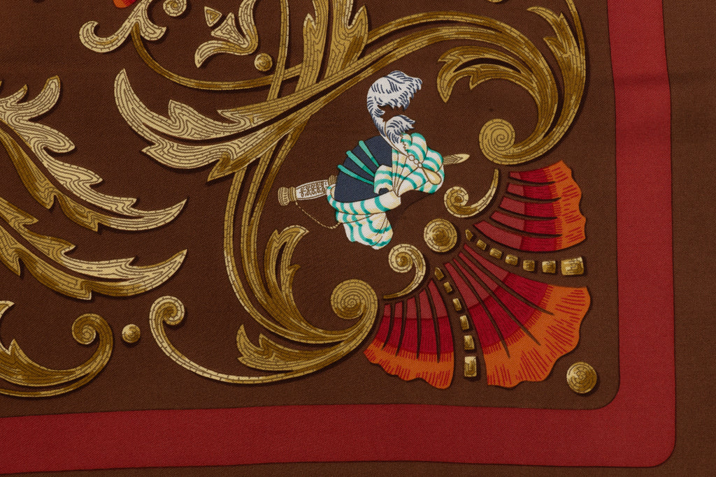 Hermes "Cheval Turc"  Silk Scarf