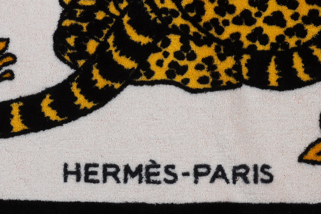 Hermès New Guepards Beach Towel