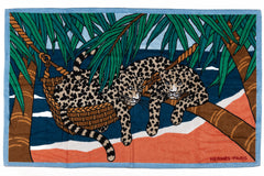 HERMES∽Tapis de plage LEOPARD2色ビーチタオル∽PARIS本店速達 HERMES∽Tapis de plage LEOPARD2色ビーチタオル∽PARIS本店速達