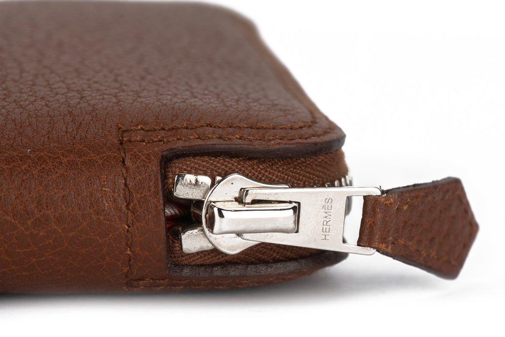 Hermès Brown & Orange Silky Pop Bag