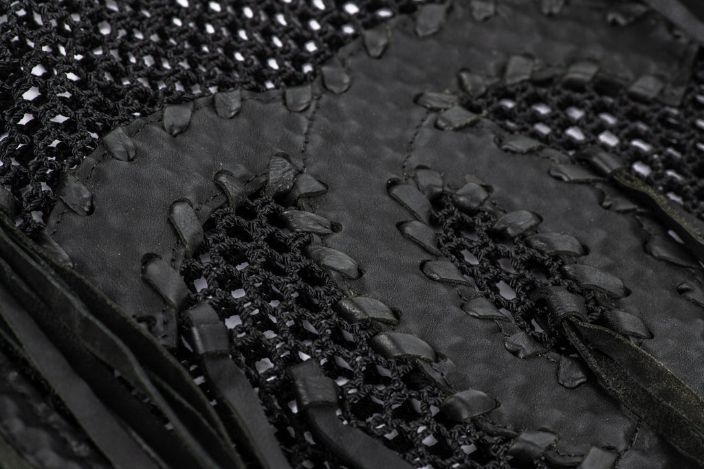 Chanel Black Fringe CC Tote Handbag