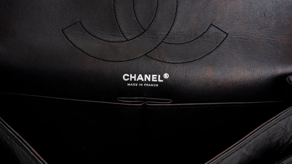 Chanel Jumbo Reissue 227 Black Calfskin