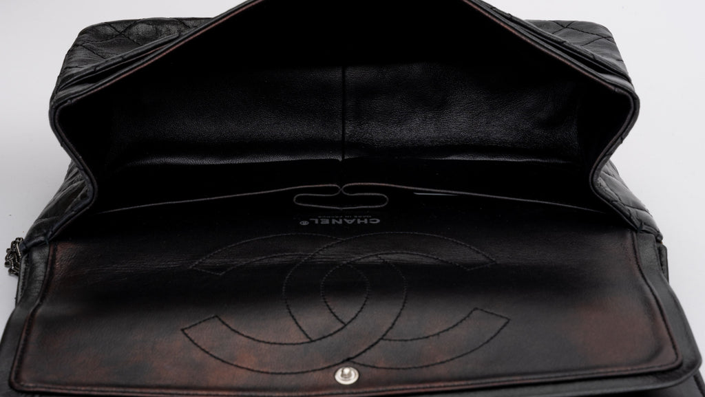 Chanel Jumbo Reissue 227 Black Calfskin