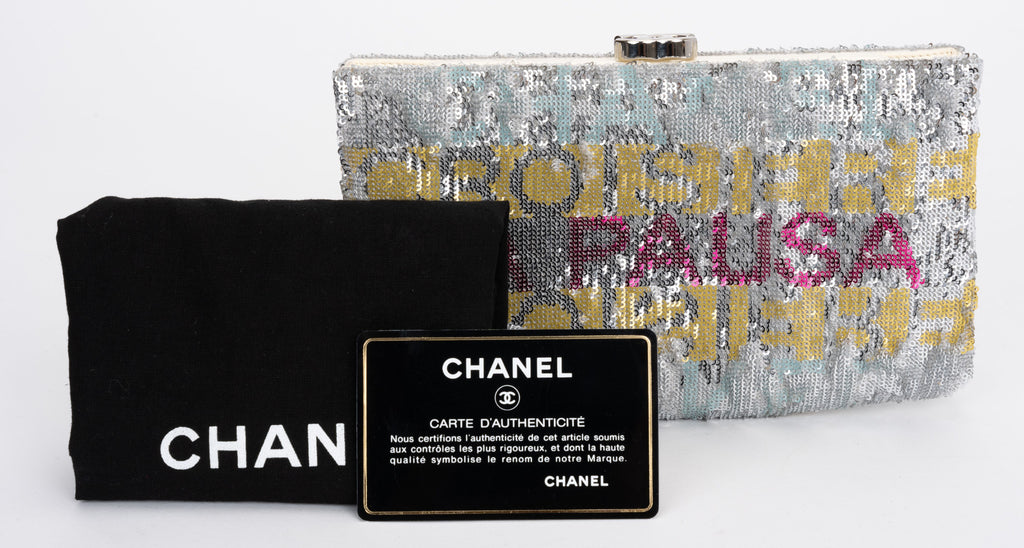 Chanel Sequin Embroidered La Pausa Bag