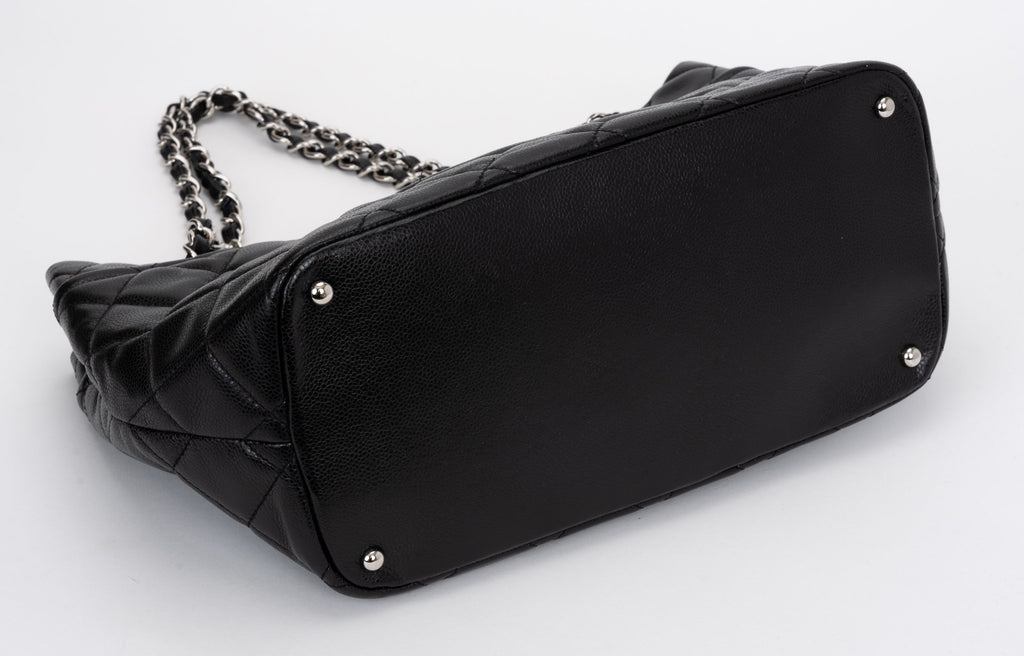 Chanel CC Diamond Quilted Tote Bag