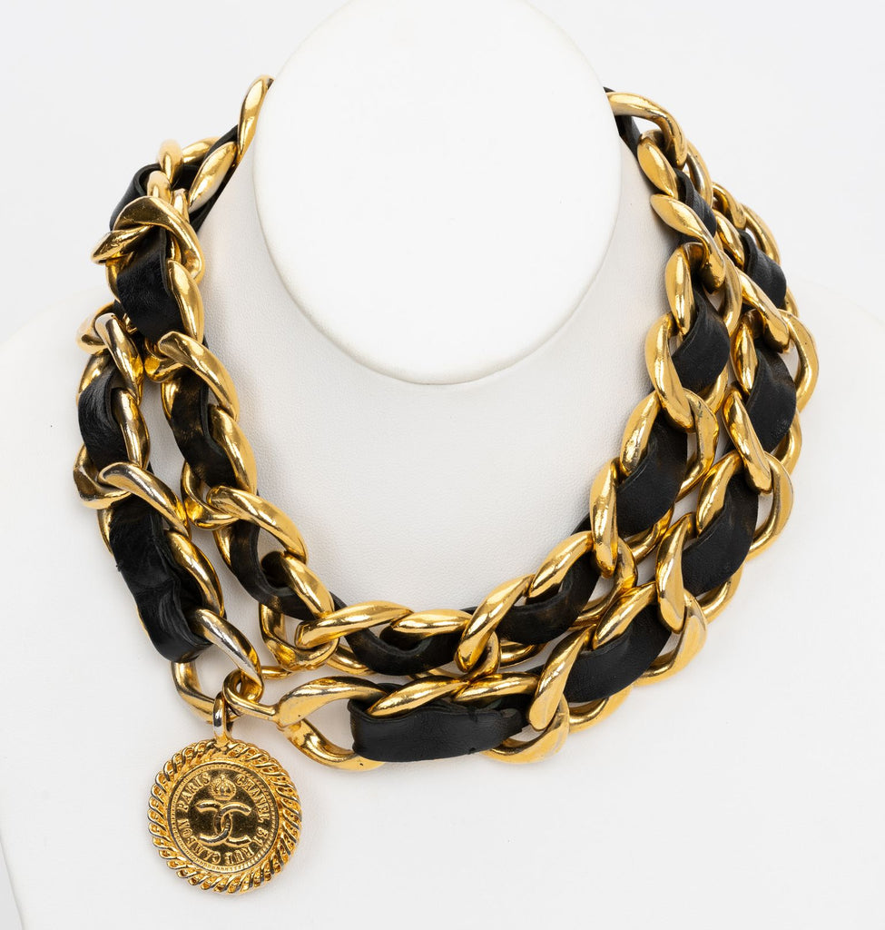 Chanel 80s CC Medallion Belt/Necklace