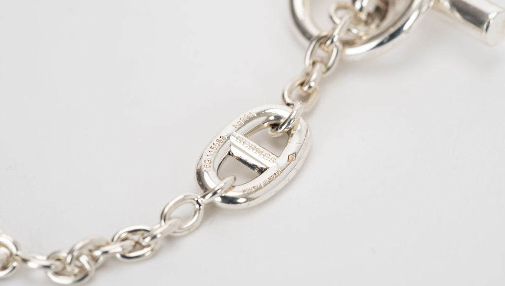Hermes Sterling Farandole Long Necklace