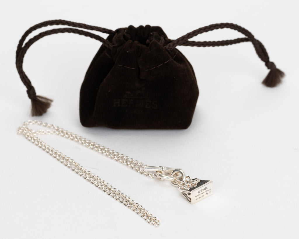 Hermes Sterlin Amulette Pendant Necklace
