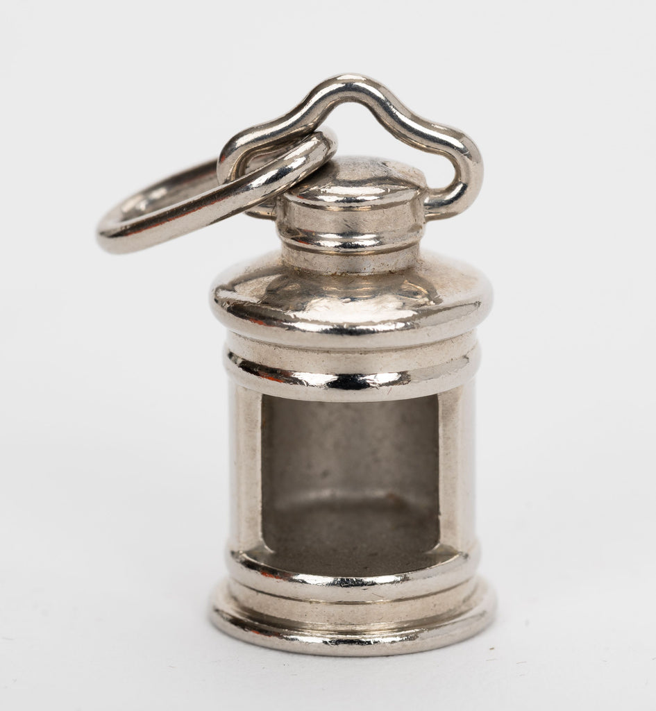 Hermès Curiosité Palladium Lantern Charm